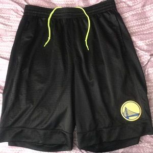 Warriors shorts black